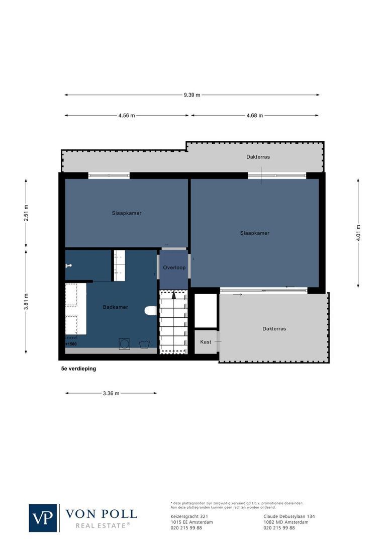 Zeeburgerkade 580, Amsterdam plattegrond-1