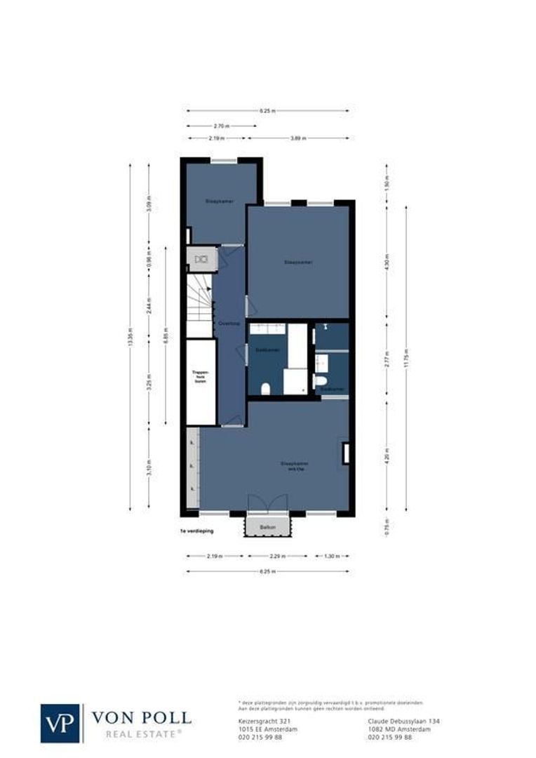 Sarphatipark 21 hs, Amsterdam plattegrond-1