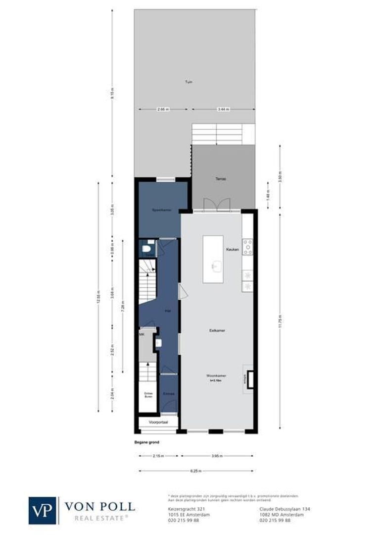 Sarphatipark 21 hs, Amsterdam plattegrond-2