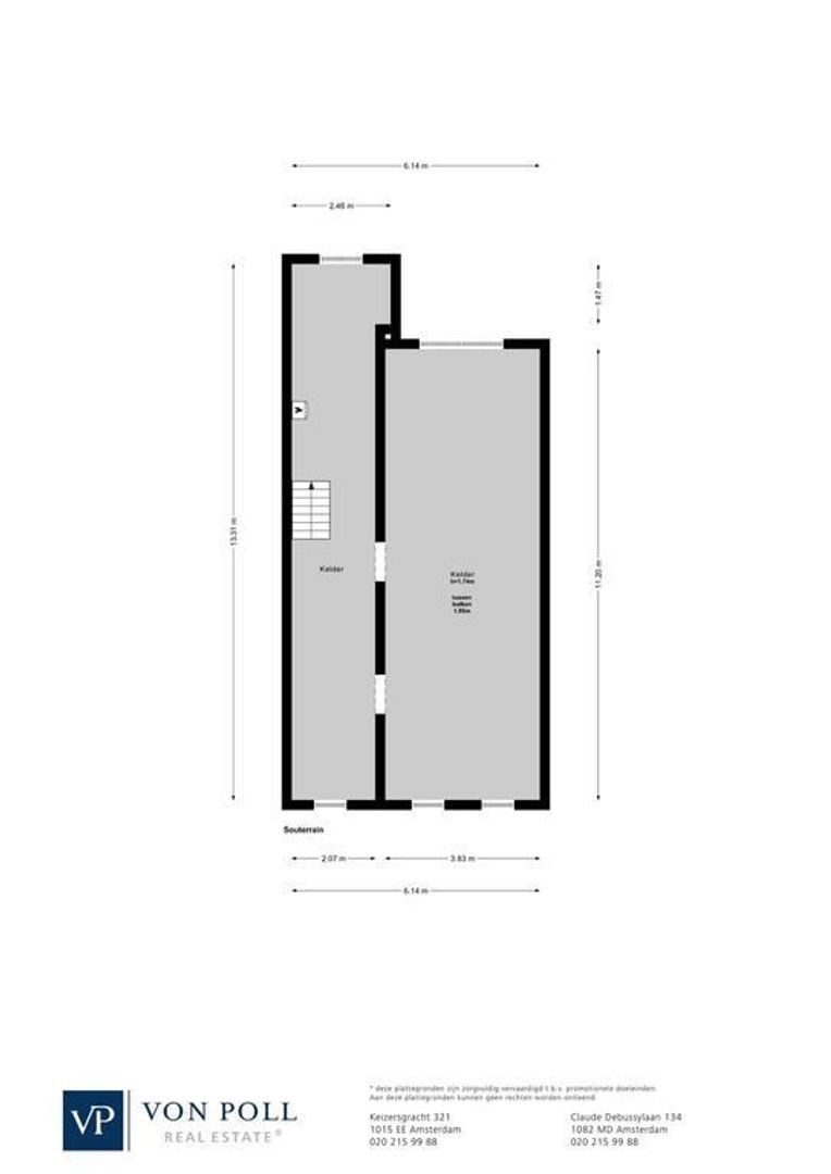 Sarphatipark 21 hs, Amsterdam plattegrond-3