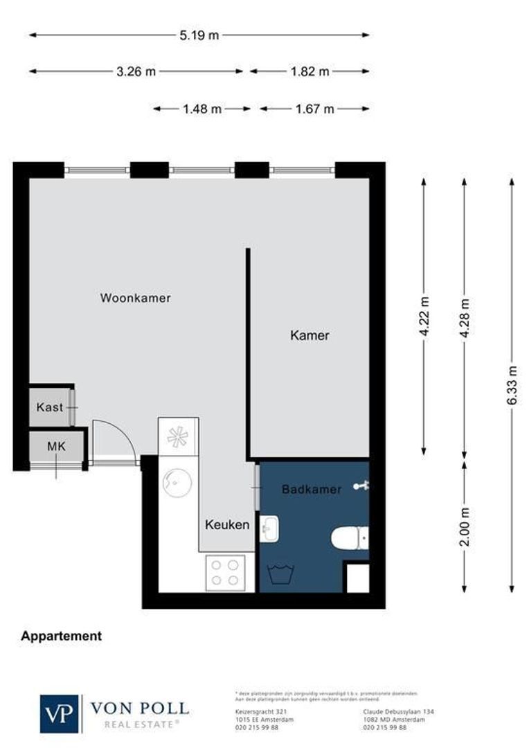 Jacob van Lennepstraat 54 2V, Amsterdam plattegrond-2