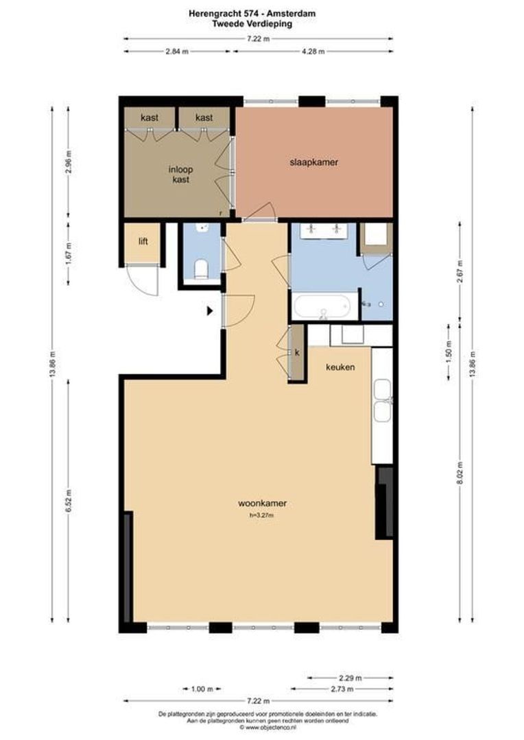 Herengracht 574, Amsterdam plattegrond-1