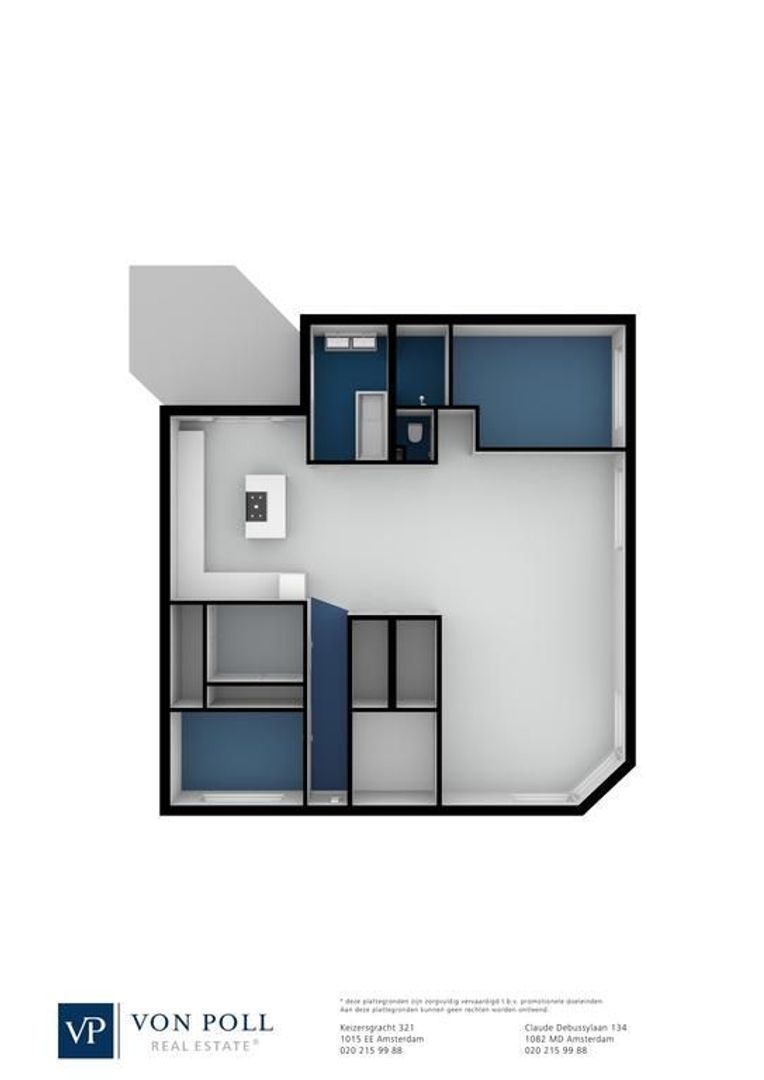 Galileiplantsoen 33 HS, Amsterdam plattegrond-1