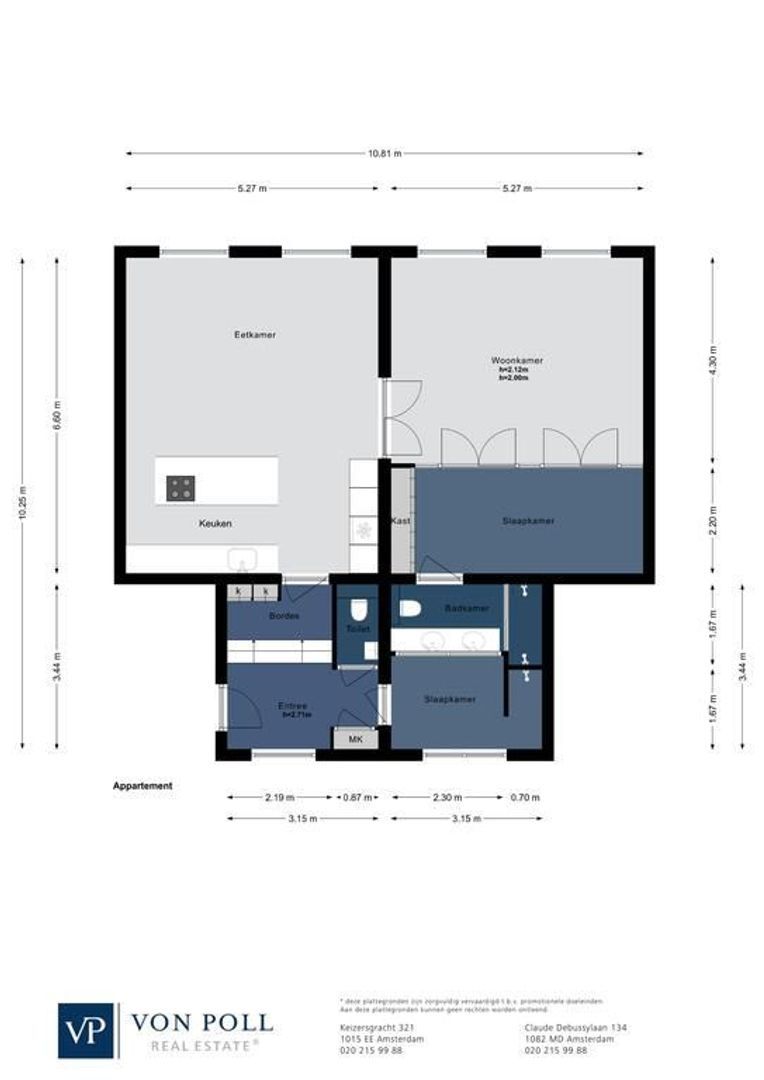 Keizersgracht 644 E, Amsterdam plattegrond-1