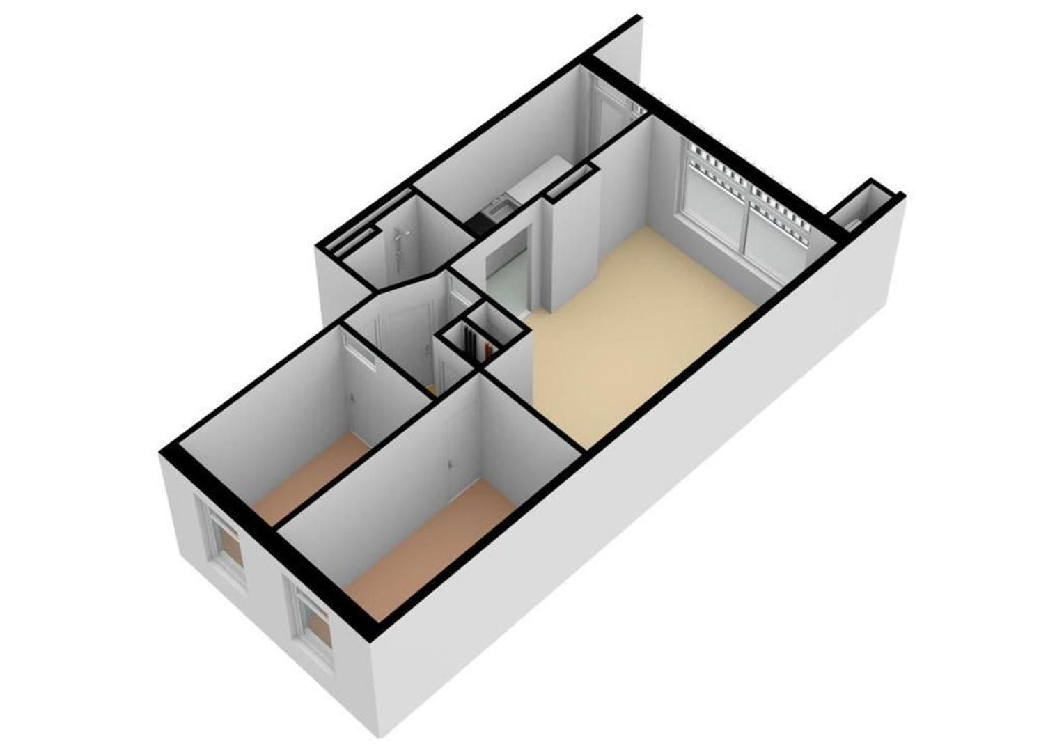 Djambistraat 23 I, Amsterdam plattegrond-1