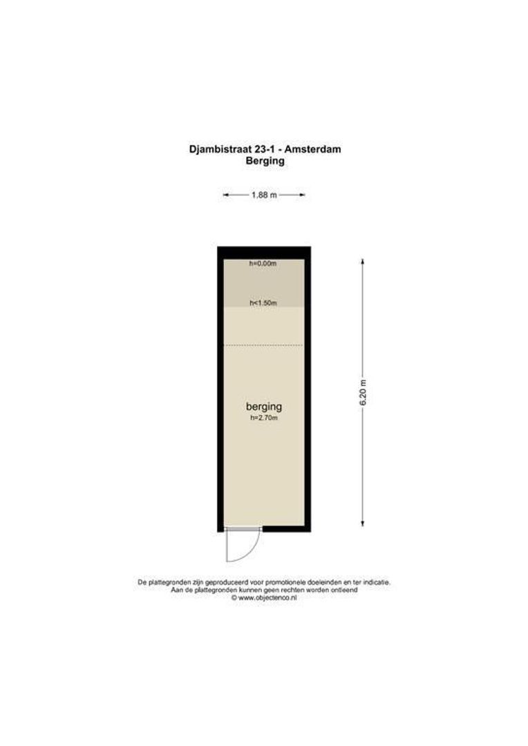 Djambistraat 23 I, Amsterdam plattegrond-3