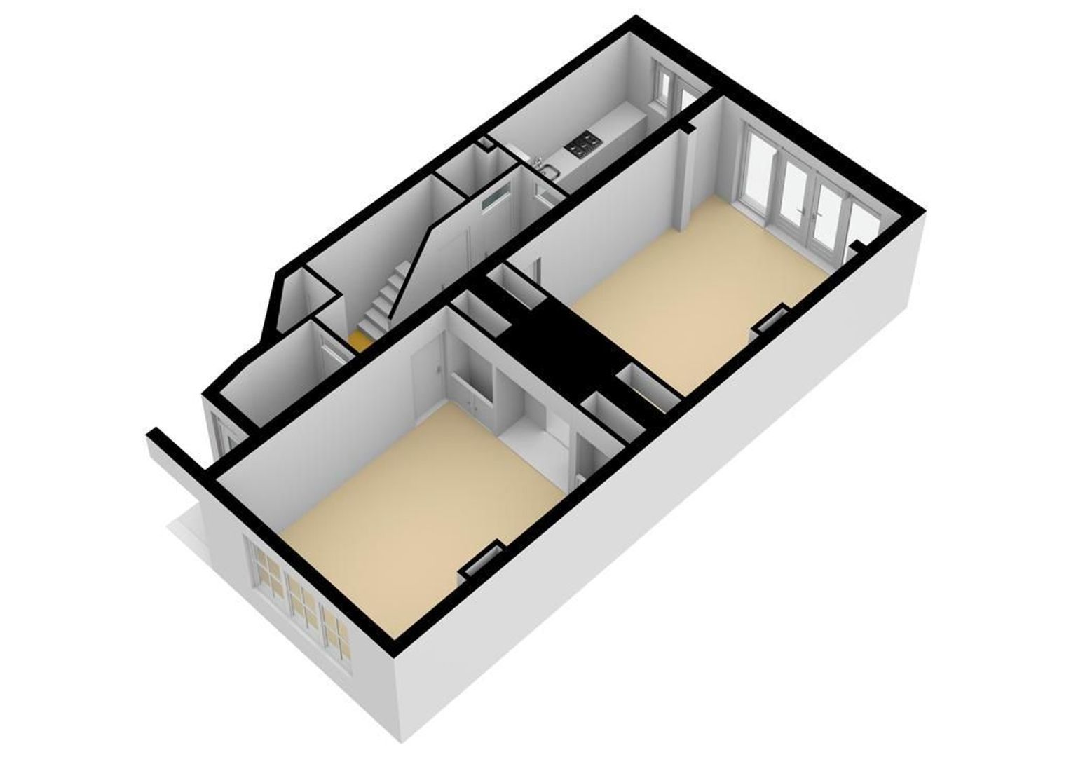 Titiaanstraat 46 HS, Amsterdam plattegrond-1
