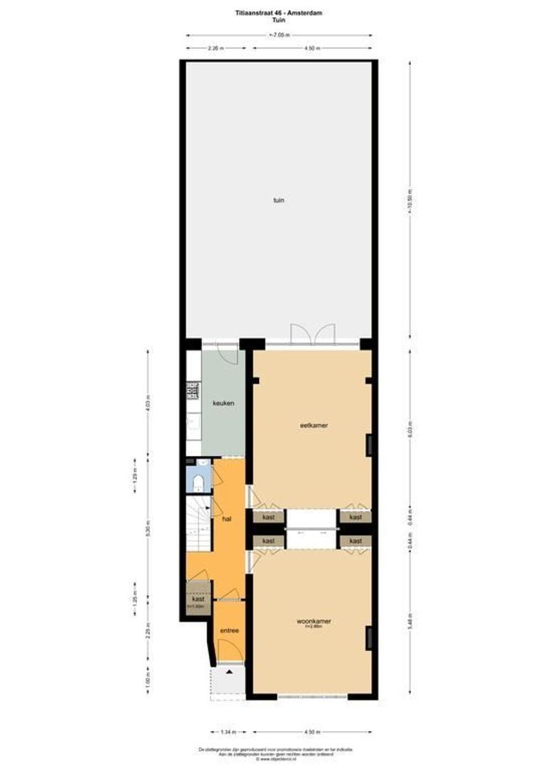 Titiaanstraat 46 HS, Amsterdam plattegrond-6