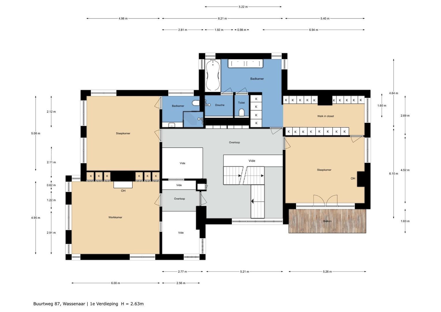 Buurtweg 87, Wassenaar plattegrond-0