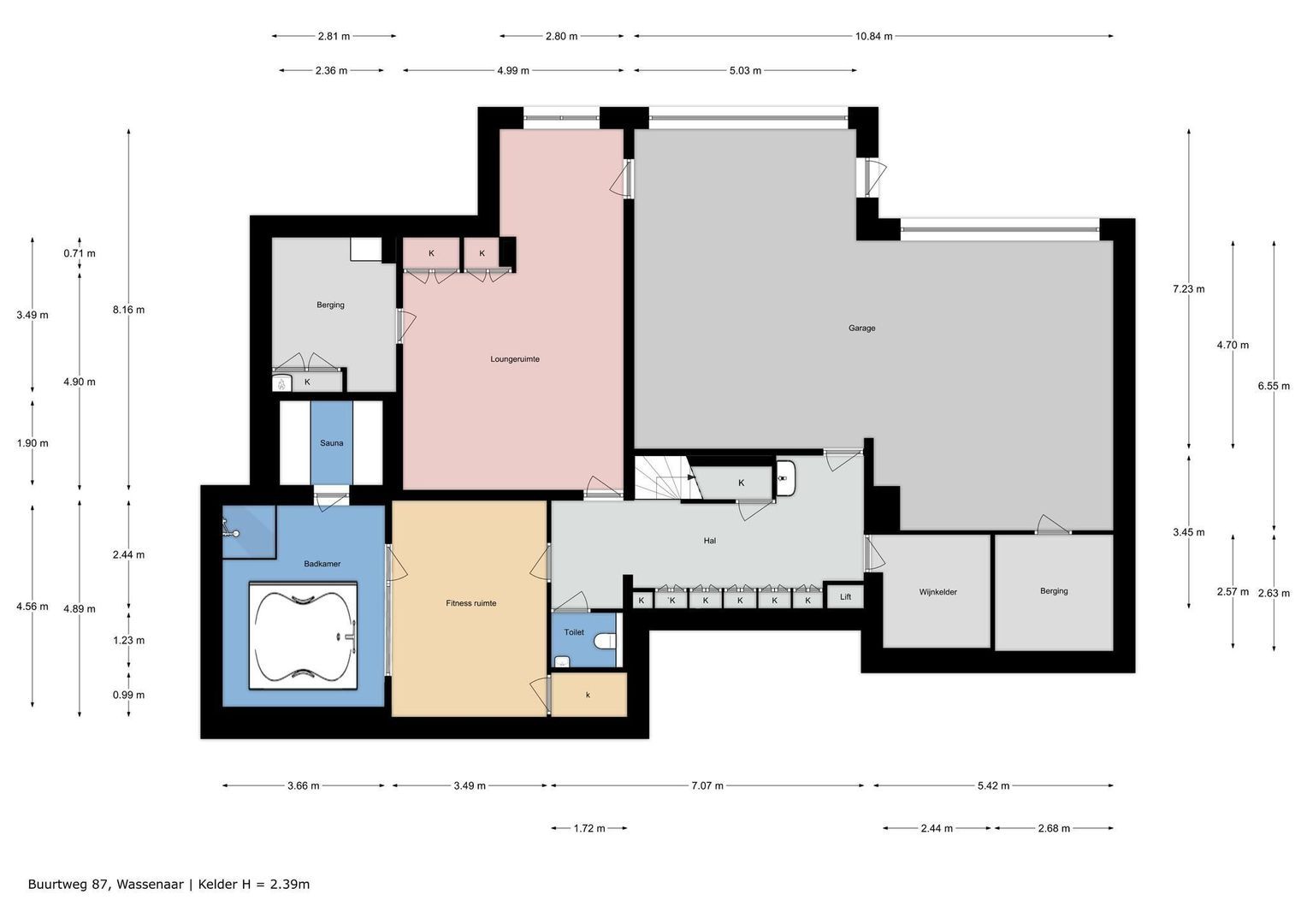 Buurtweg 87, Wassenaar plattegrond-5