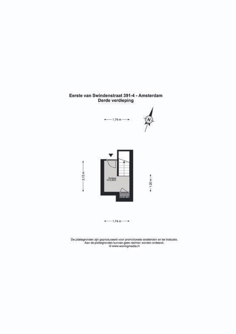 Eerste Van Swindenstraat 391 4, Amsterdam plattegrond-0