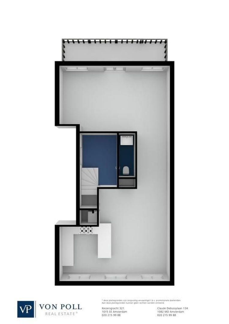 Marnixstraat 161 D, Amsterdam plattegrond-3