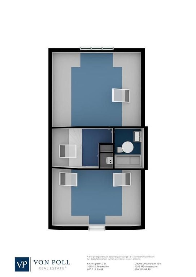 Marnixstraat 161 D, Amsterdam plattegrond-4