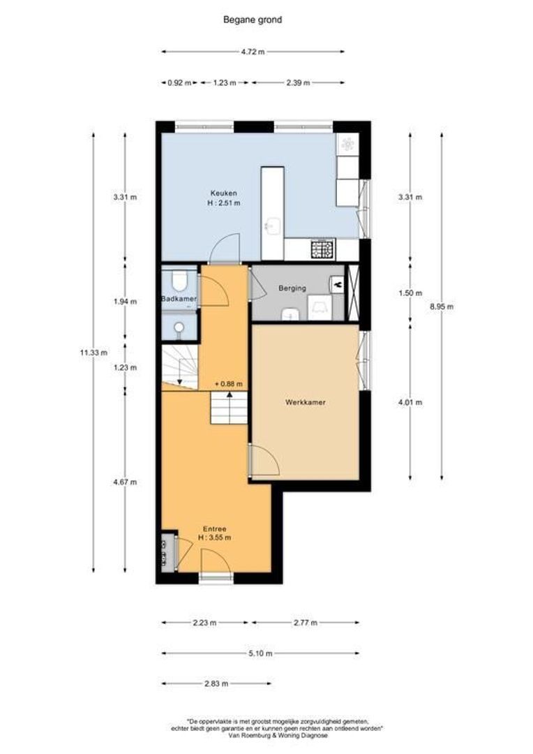 Landstraat 225, Bussum plattegrond-6
