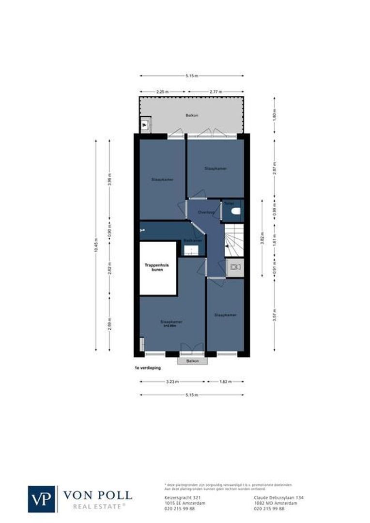 Cornelis Anthoniszstraat 66 H, Amsterdam plattegrond-1