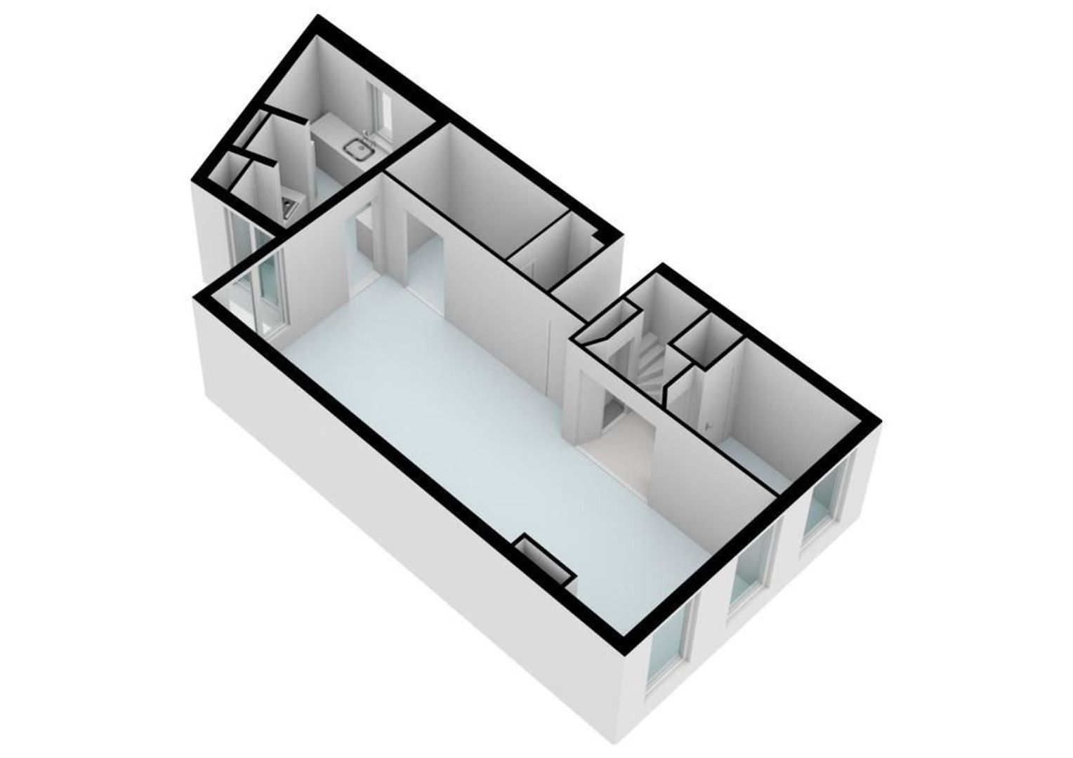 Egelantiersgracht 9 3, Amsterdam plattegrond-1