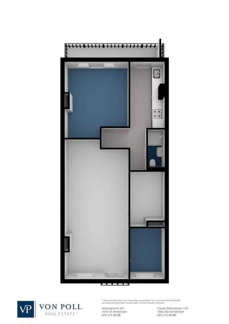 De Clercqstraat 45 3, Amsterdam plattegrond-3