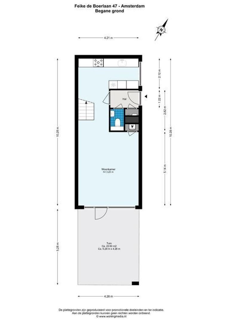 Feike de Boerlaan 47, Amsterdam plattegrond-0