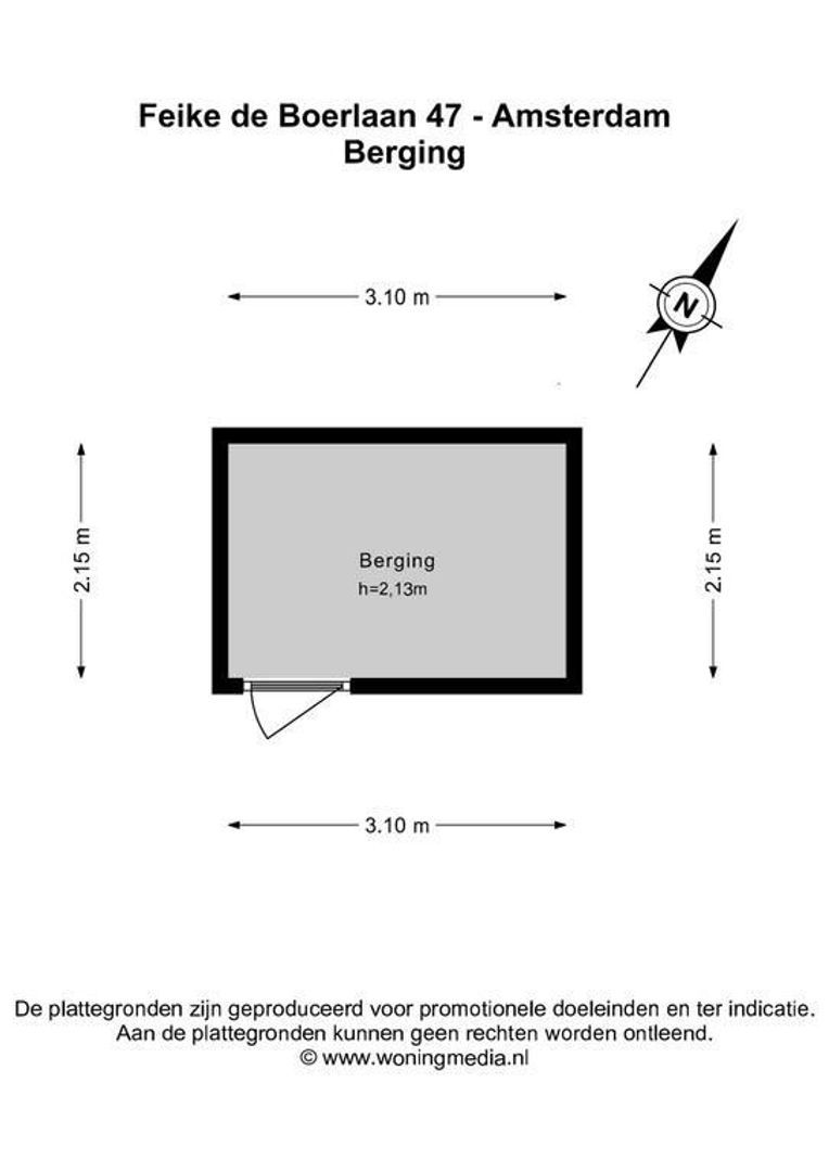 Feike de Boerlaan 47, Amsterdam plattegrond-2