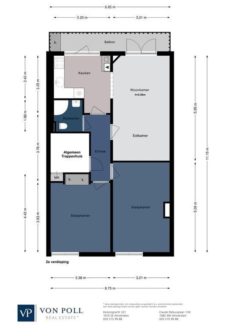 Karel du Jardinstraat 58 2, Amsterdam plattegrond-0