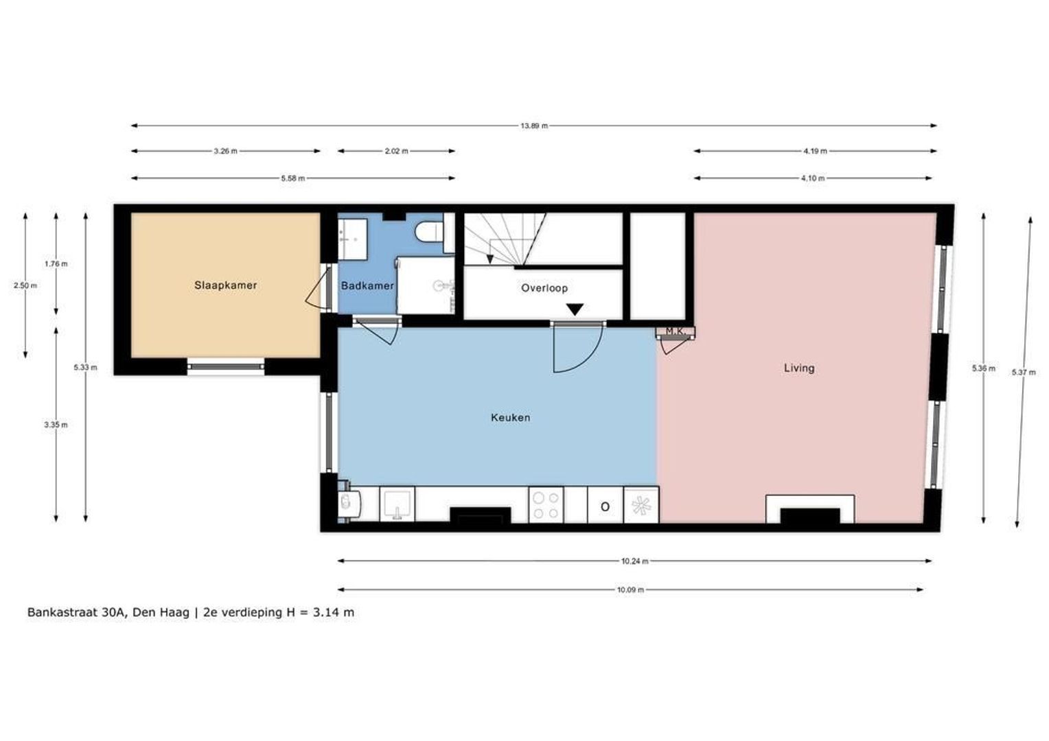 Bankastraat 30 a, Den Haag plattegrond-0