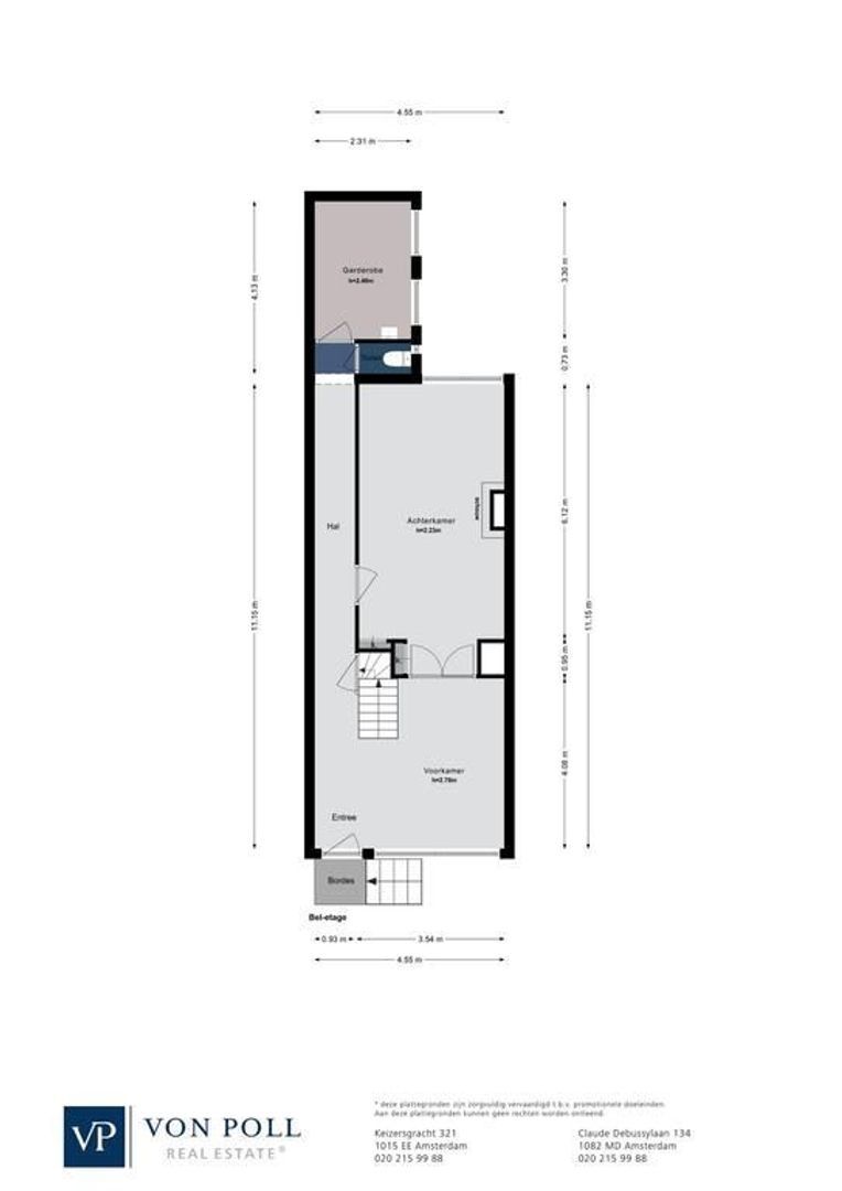 Leidsegracht 54, Amsterdam plattegrond-1