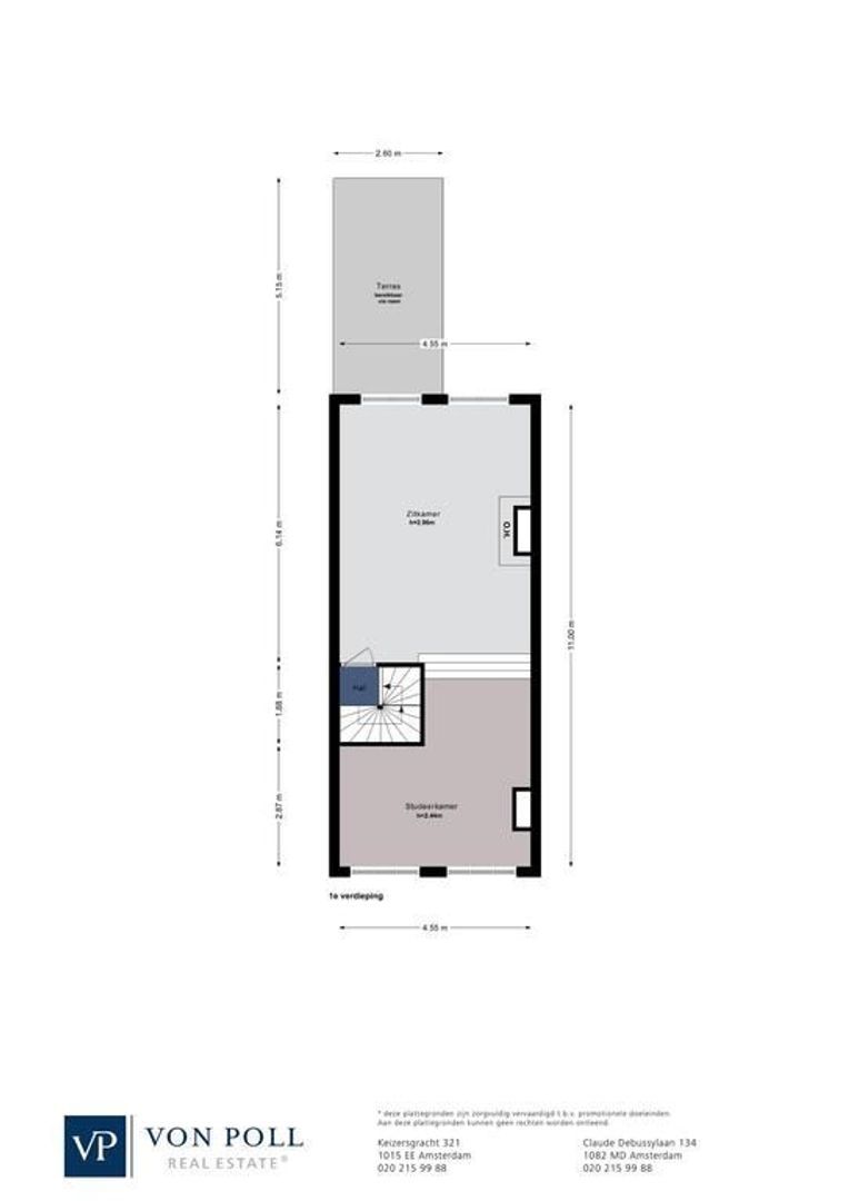 Leidsegracht 54, Amsterdam plattegrond-2