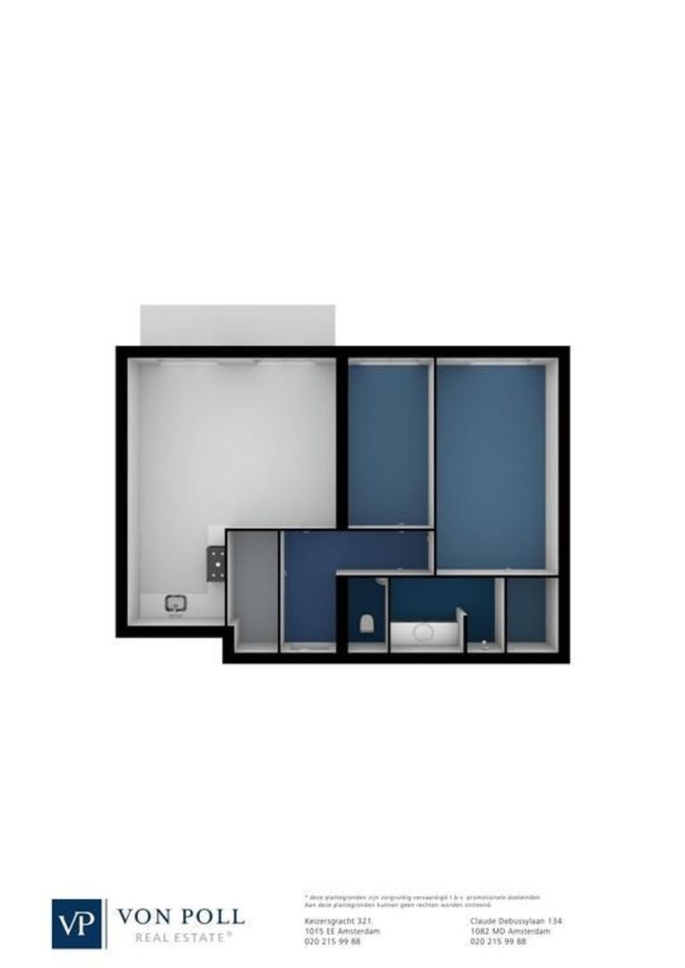Spadinalaan 143 + PP, Amsterdam plattegrond-1