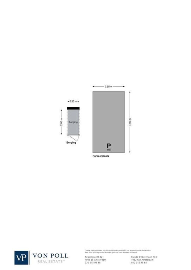 Spadinalaan 143 + PP, Amsterdam plattegrond-2