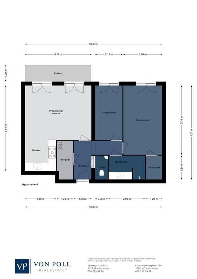 Spadinalaan 143 + PP, Amsterdam plattegrond-0