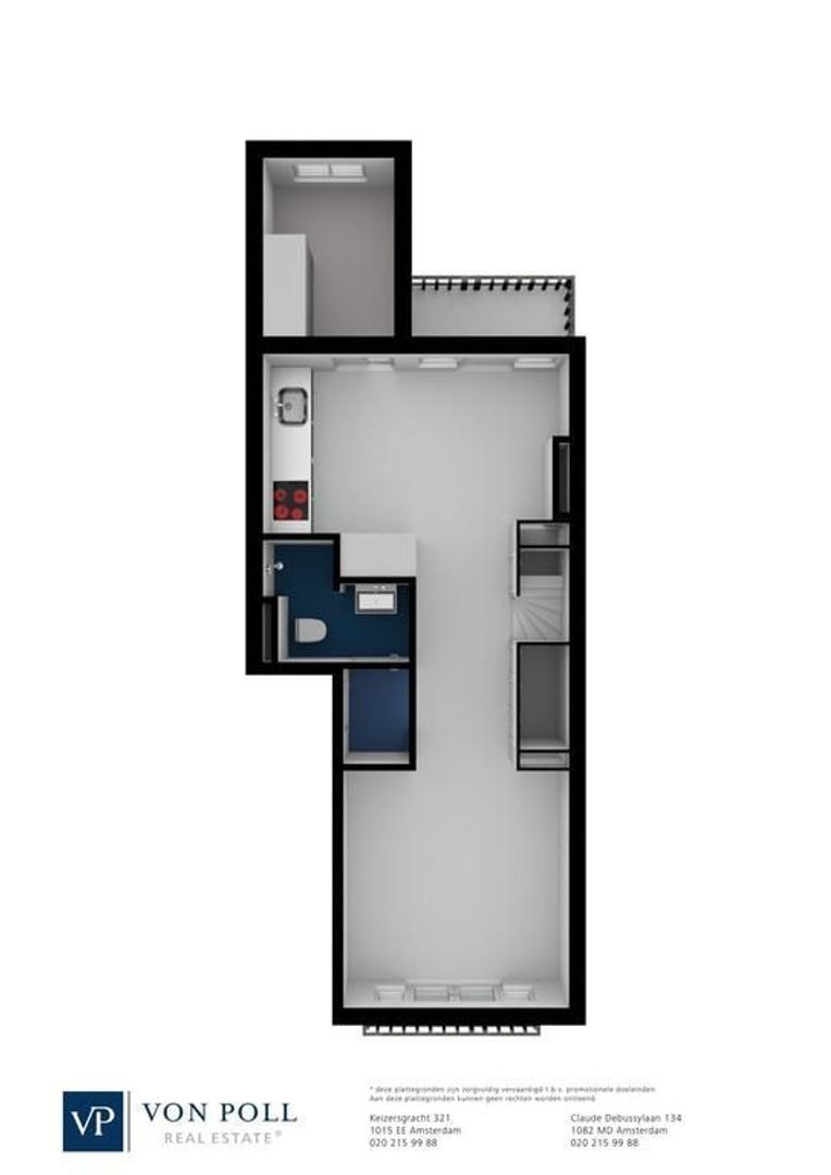 Wormerveerstraat 7 3R, Amsterdam plattegrond-1