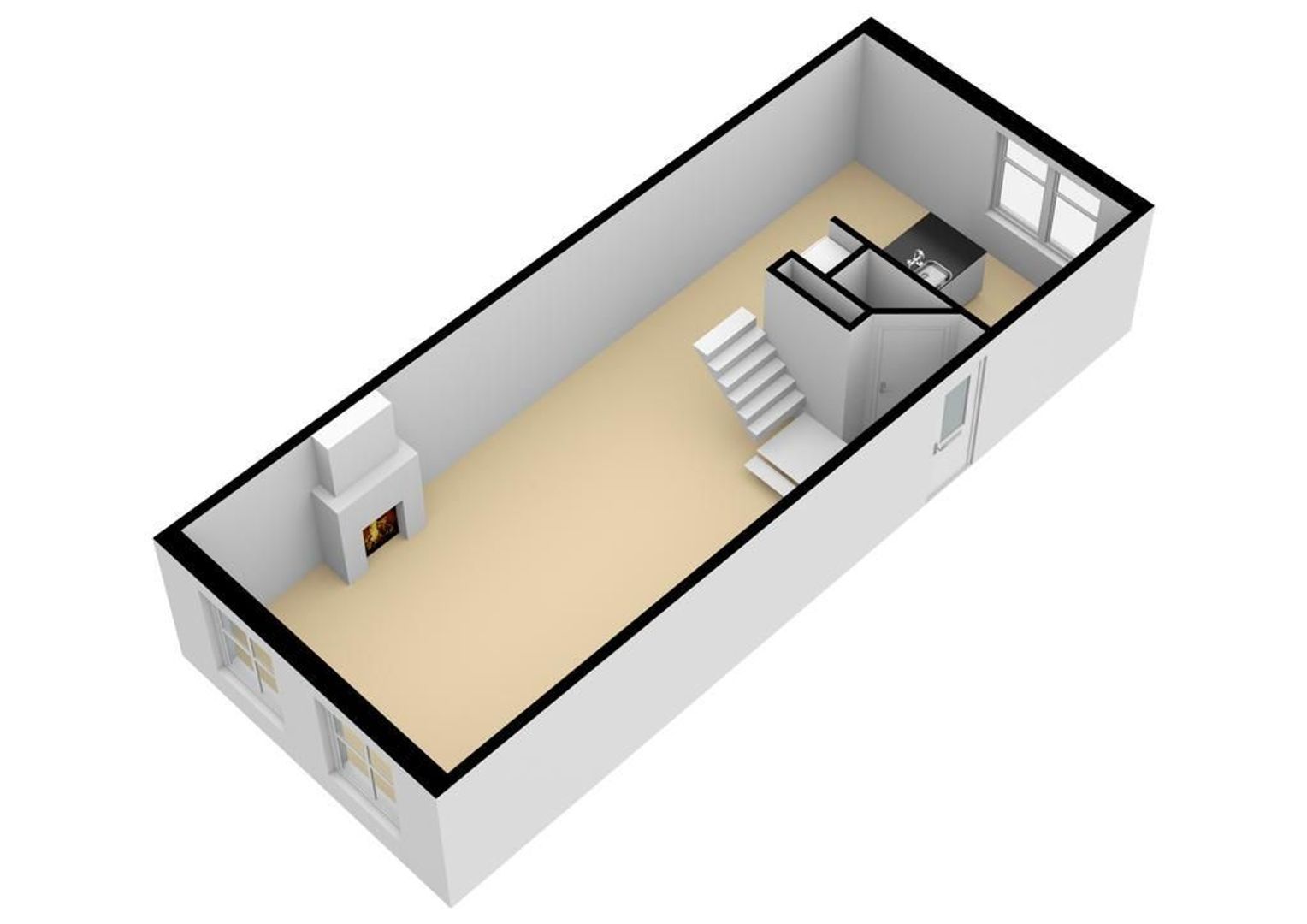 Keizersgracht 732 G, Amsterdam plattegrond-4