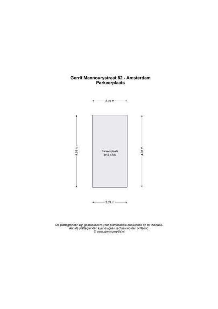 Gerrit Mannourystraat 82 +PP, Amsterdam plattegrond-2