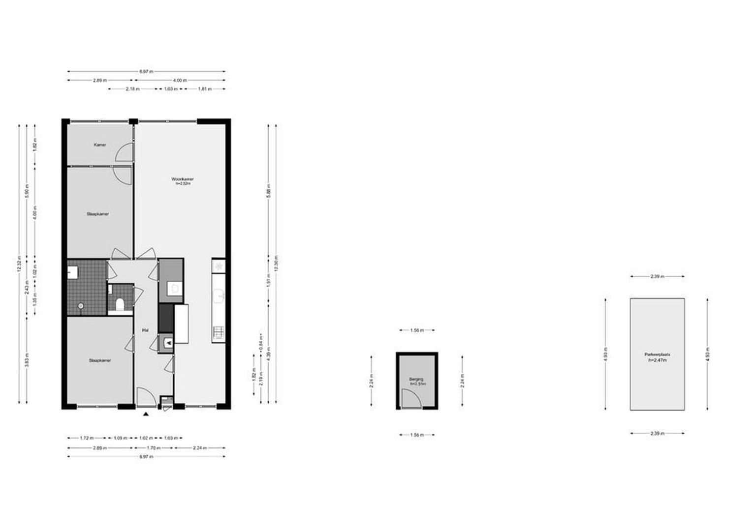 Gerrit Mannourystraat 82 +PP, Amsterdam plattegrond-3