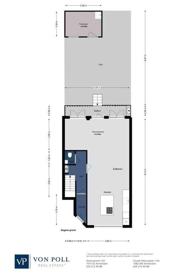 Vogelenzangstraat 12 hs, Amsterdam plattegrond-0
