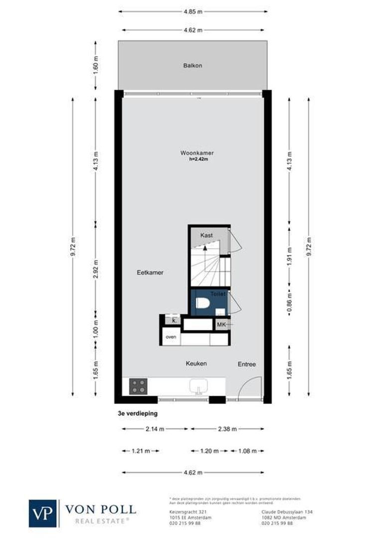Bartholomeus Diazstraat 7 F, Amsterdam plattegrond-0