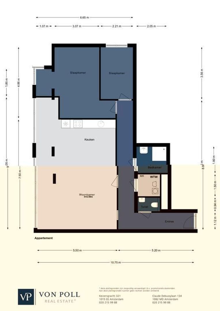 Hoofdweg 542, Amsterdam plattegrond-1