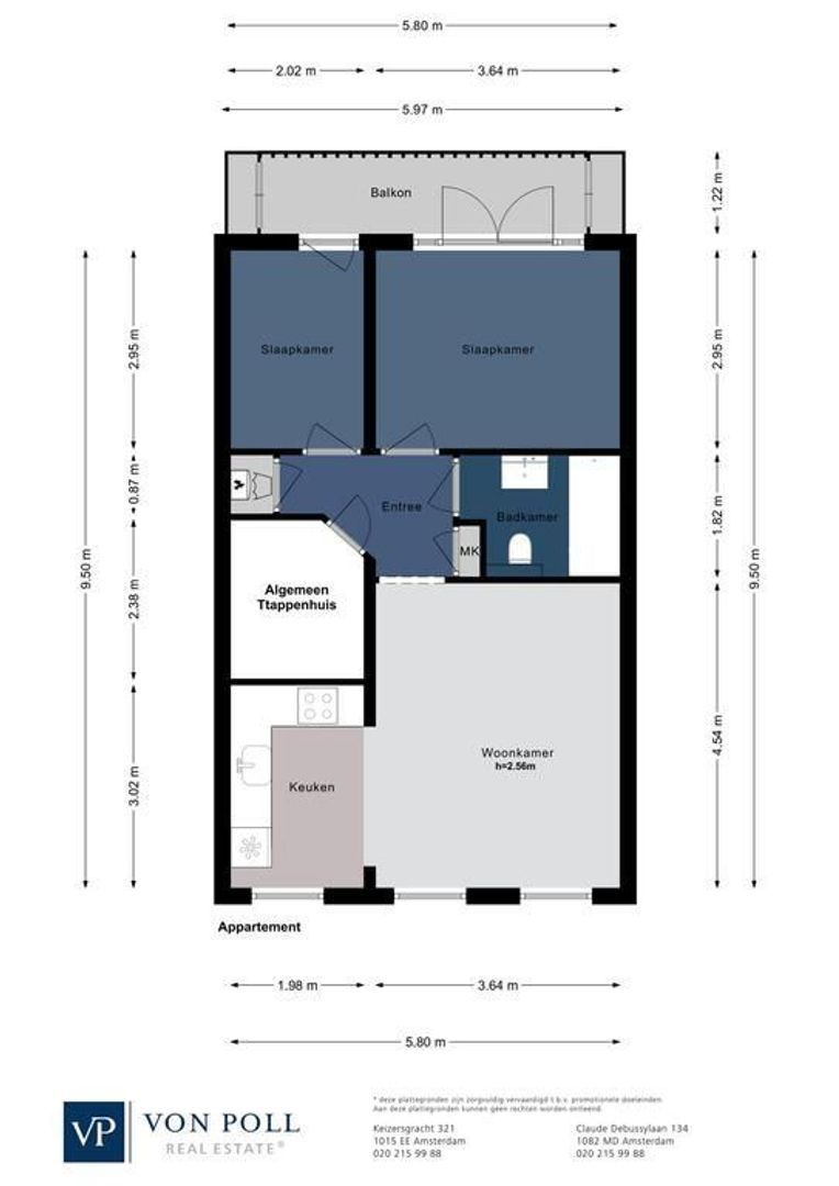 Van Spilbergenstraat 119 2, Amsterdam plattegrond-0