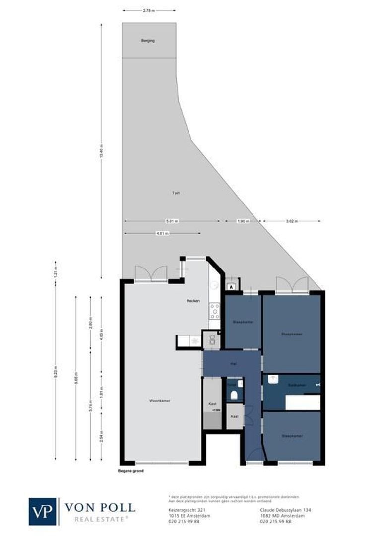 Galileiplantsoen 105 hs, Amsterdam plattegrond-0