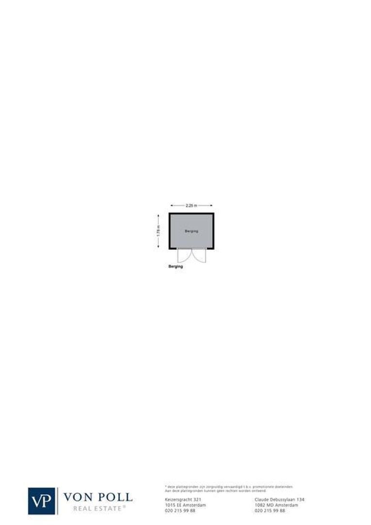 Galileiplantsoen 105 hs, Amsterdam plattegrond-1