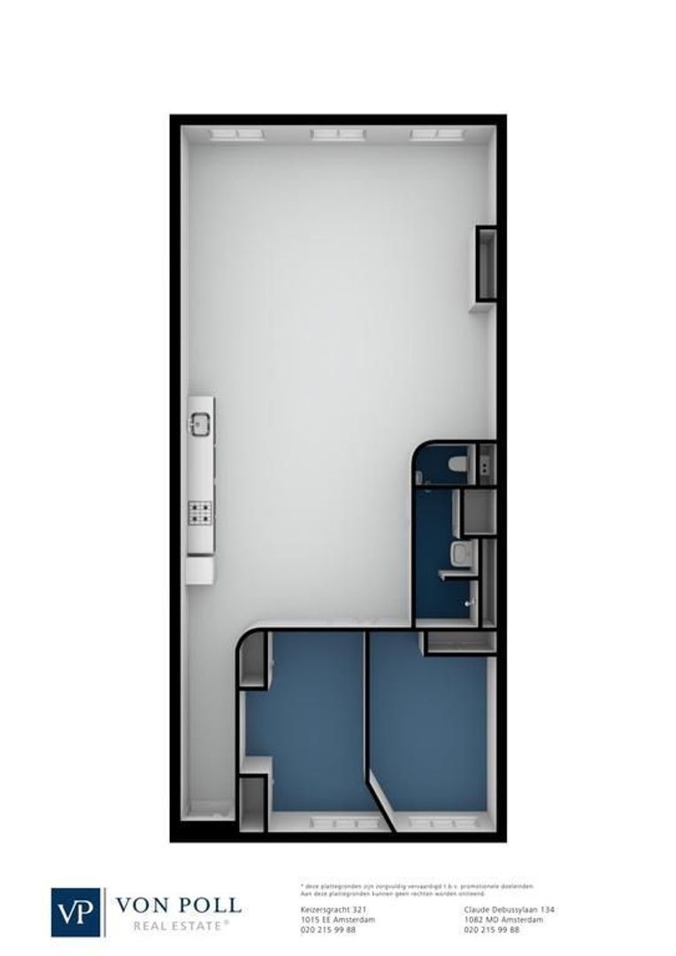 Herengracht 414 II, Amsterdam plattegrond-1