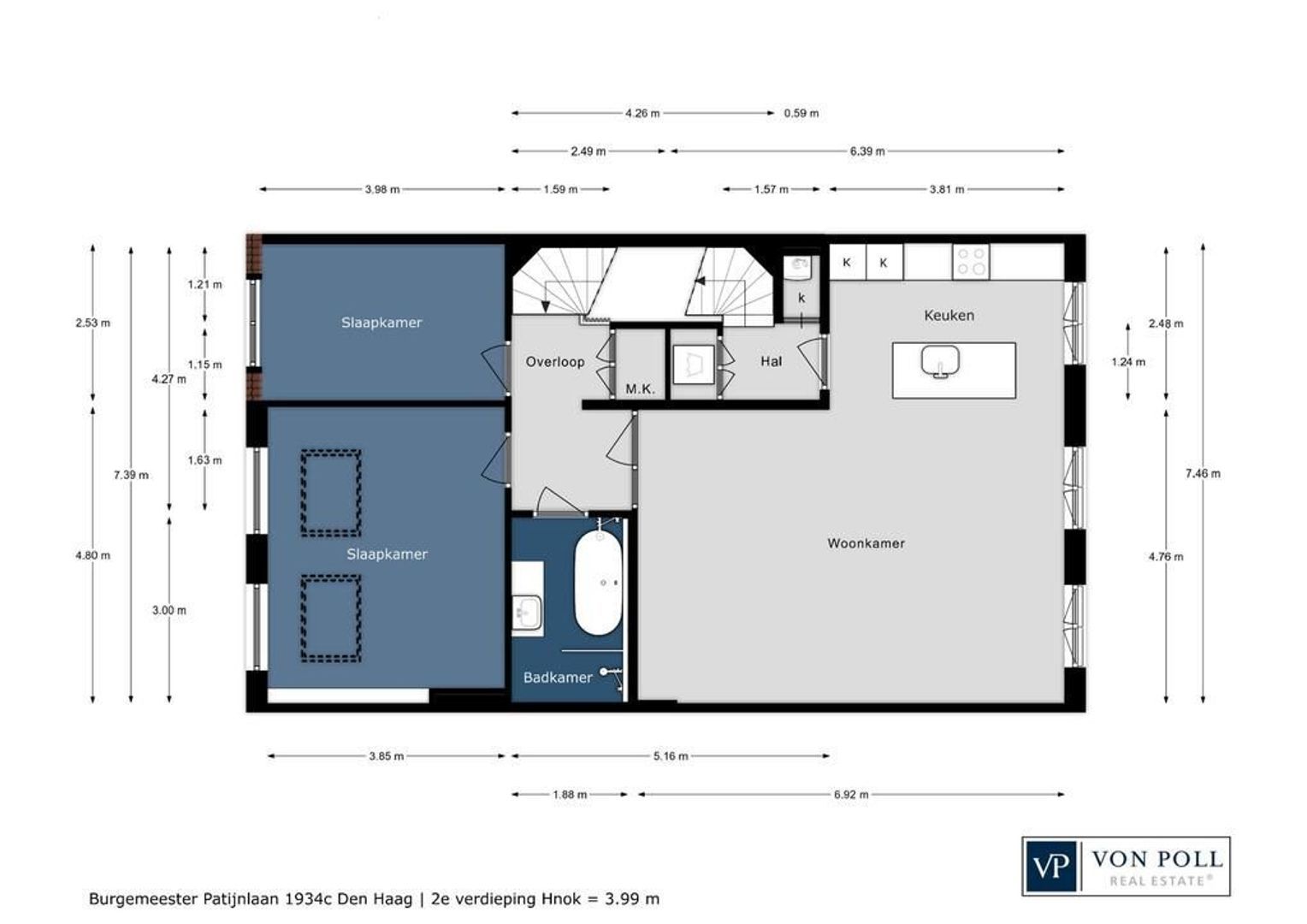 Burgemeester Patijnlaan 1934 c, Den Haag plattegrond-1