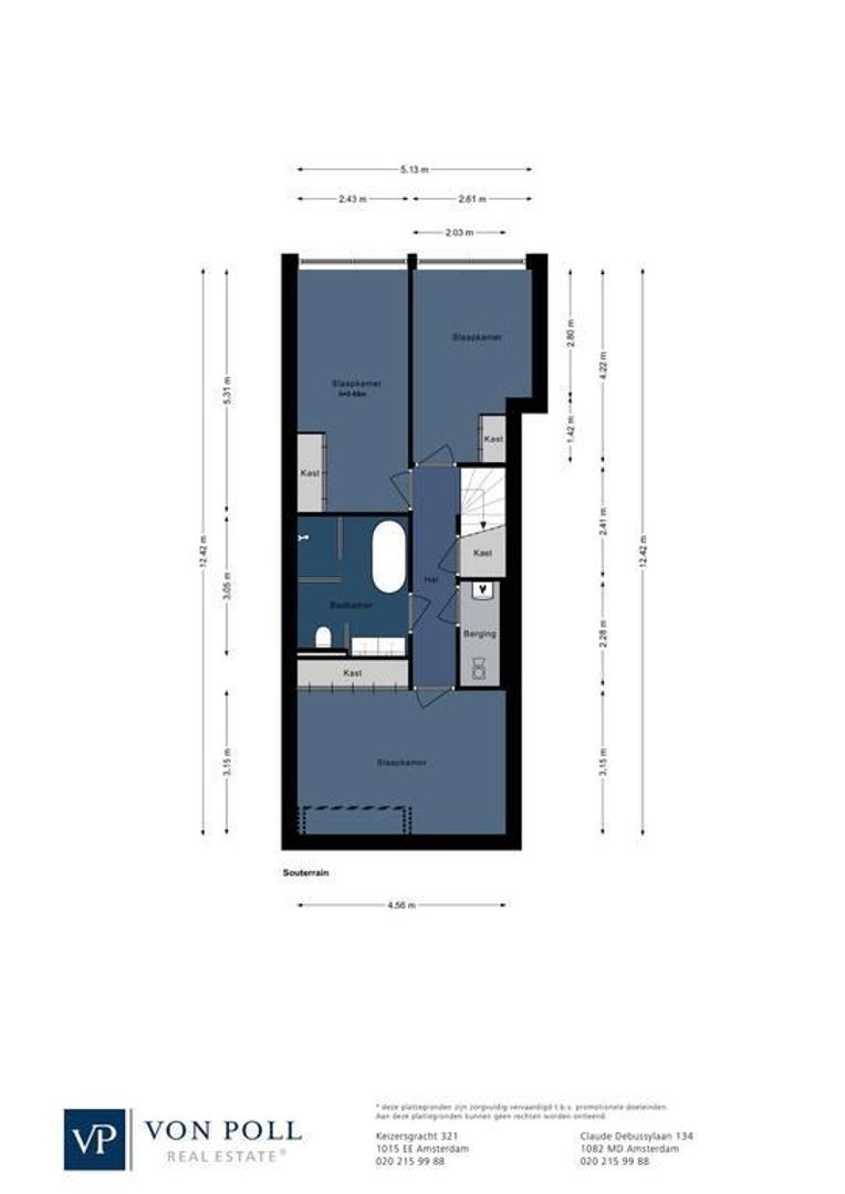 Generaal Vetterstraat 8 a, Amsterdam plattegrond-1