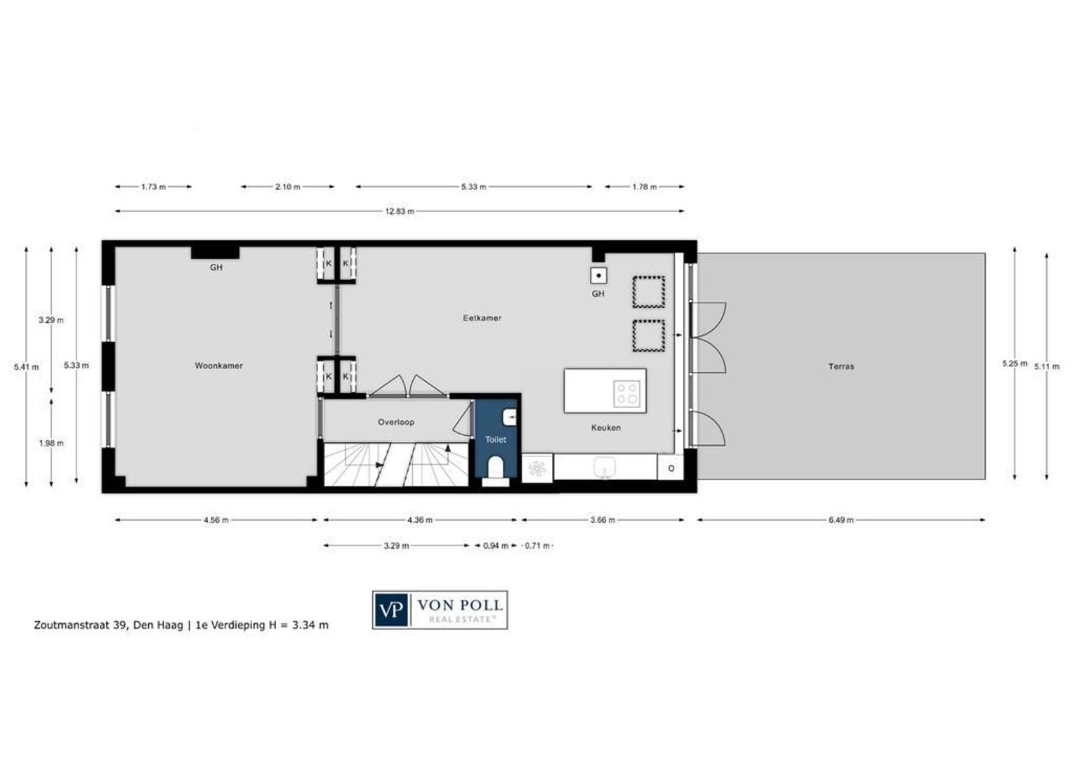 Zoutmanstraat 39, Den Haag plattegrond-0