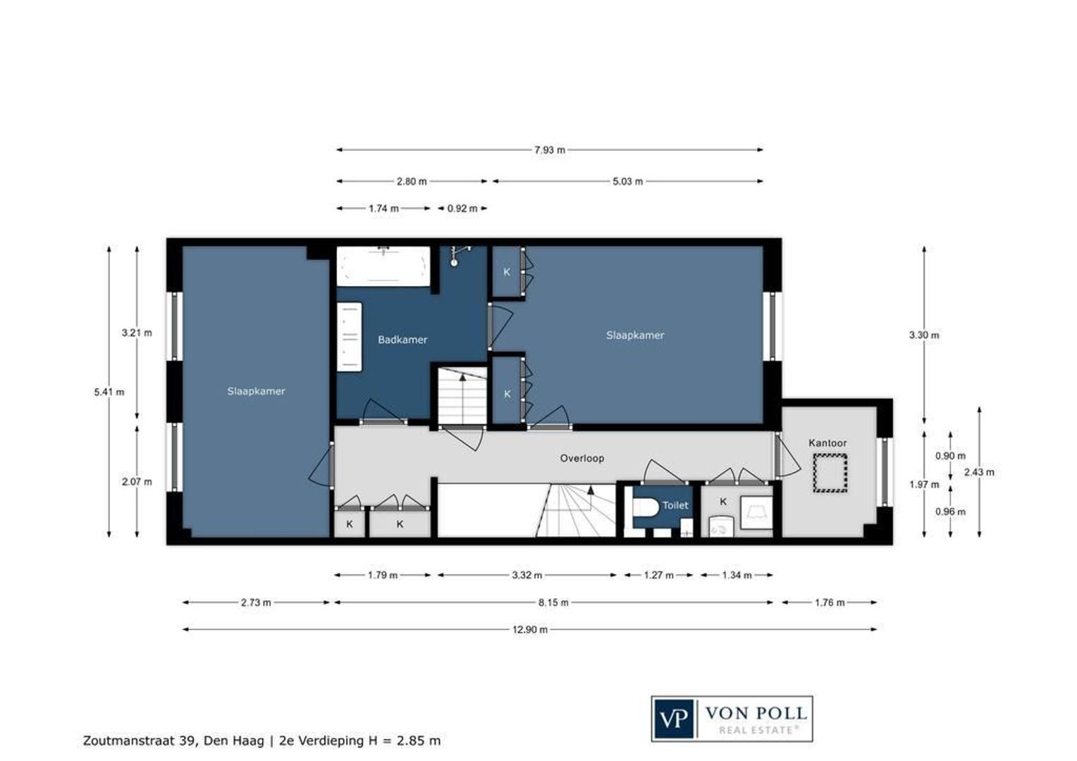 Zoutmanstraat 39, Den Haag plattegrond-1