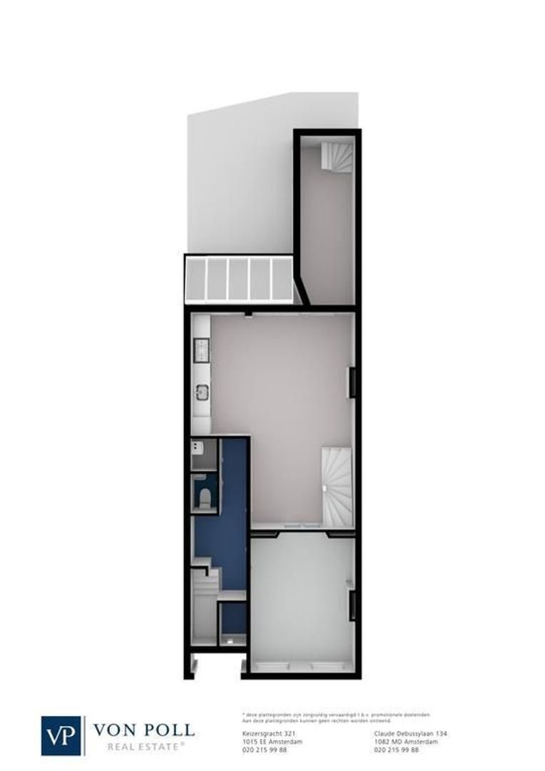 Hemonystraat 47 H, Amsterdam plattegrond-1