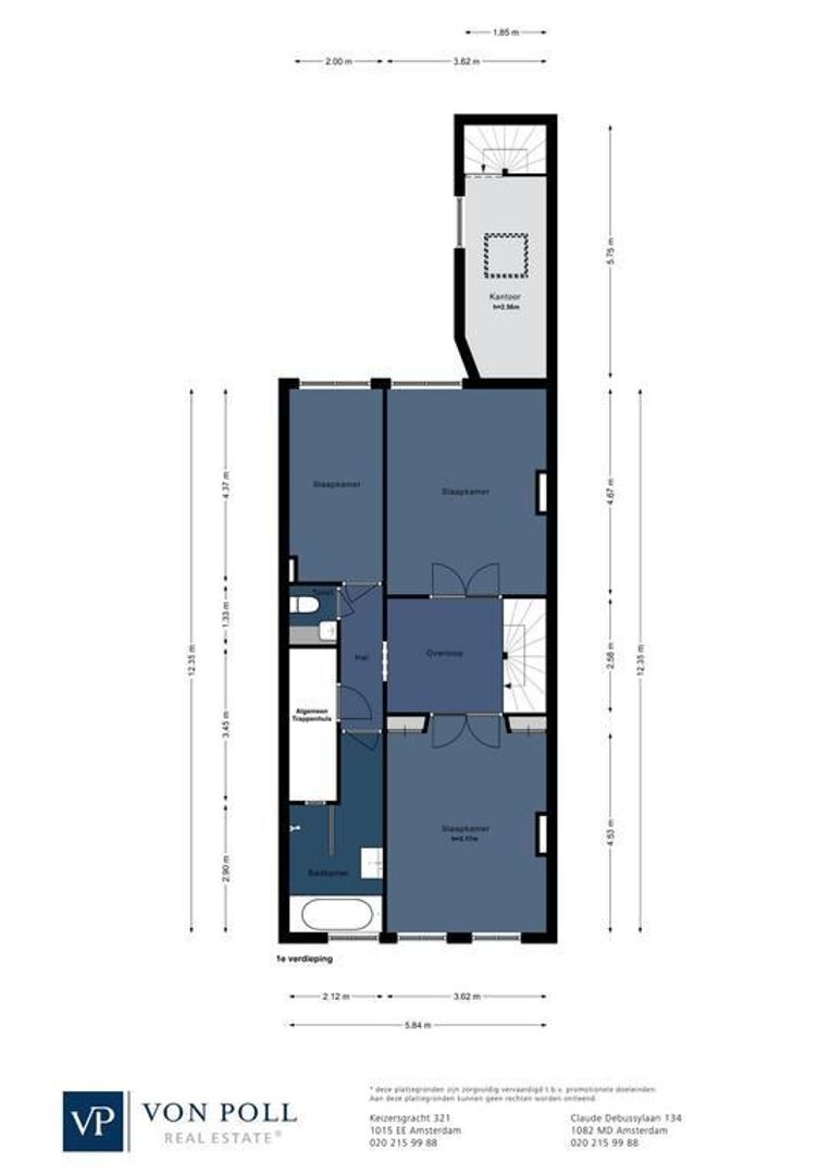 Hemonystraat 47 H, Amsterdam plattegrond-2