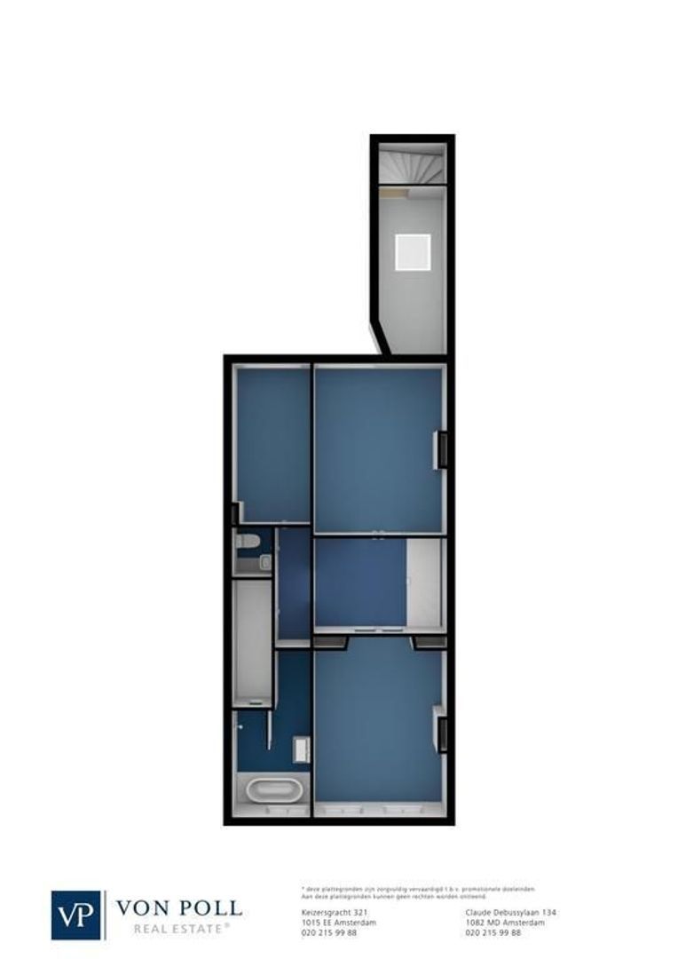 Hemonystraat 47 H, Amsterdam plattegrond-3