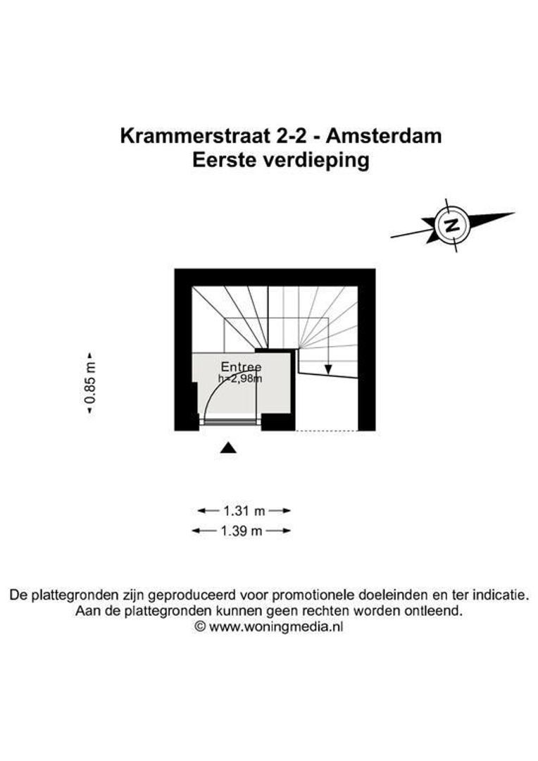 Krammerstraat 2 2, Amsterdam plattegrond-3
