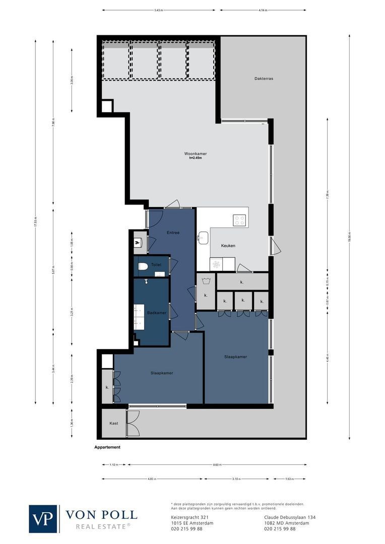 Botterweg 71, Diemen plattegrond-0